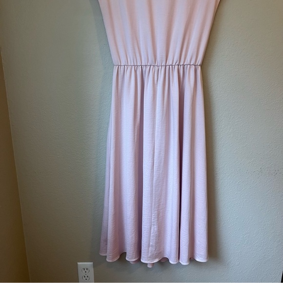 Gal Meets Glam Margie Tie Front Midi Dress Size 4 - Picture 4 of 9